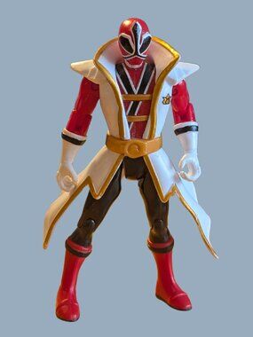 10/$25 Bandai 2011 Power Rangers Samurai Jayden Shiba Red Ranger 4.25"